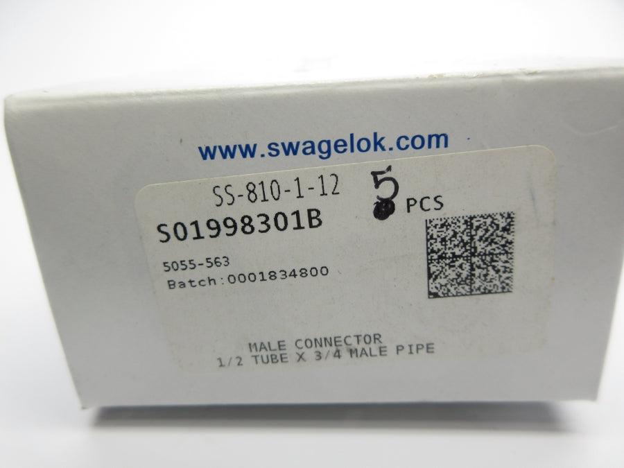 SWAGELOK SS-810-1-12 (PKG OF 5) NSMP