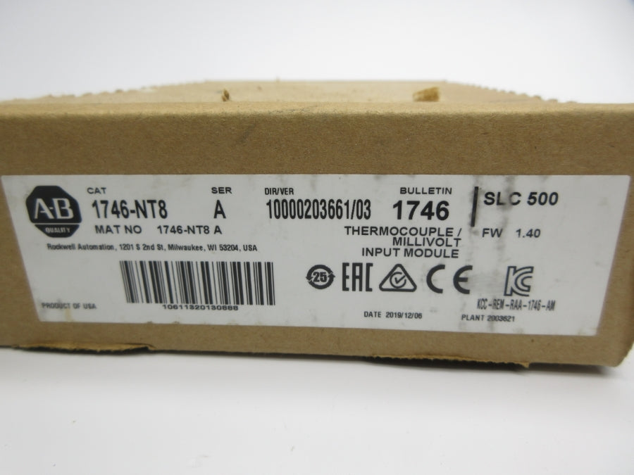 INDUSTRIAL SPARE PART 1746-NT8 SER. A F/W 1.40 NSMP