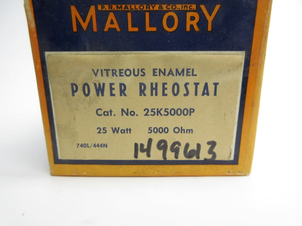 MALLORY 25K5000P NSMP