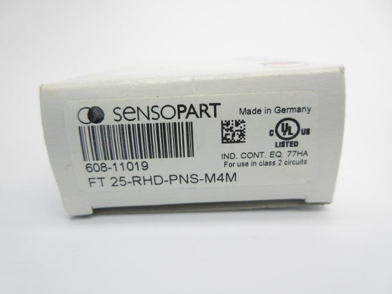 SENSOPART FT25-RHD-PNS-M4M 608-11019 10-30VDC NSMP
