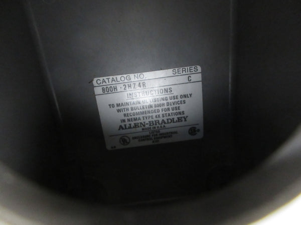 ALLEN BRADLEY 800H-2HZ4R SER. C UNMP