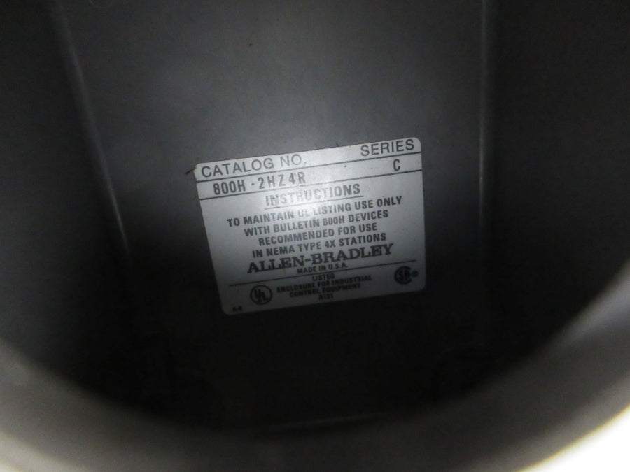 ALLEN BRADLEY 800H-2HZ4R SER. C UNMP