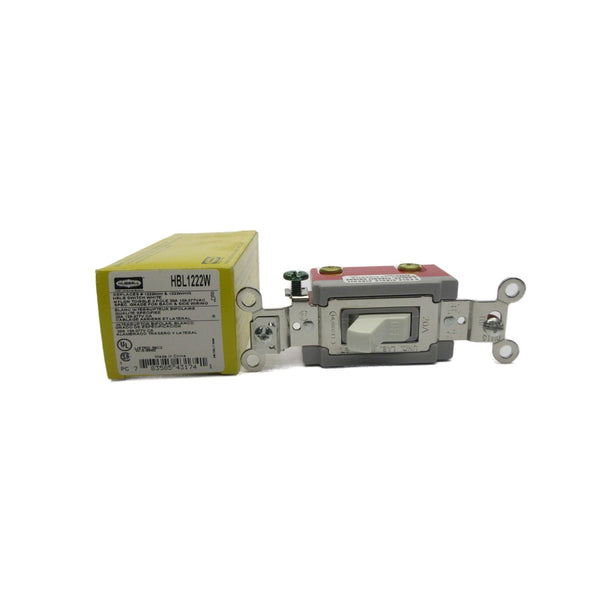 HUBBELL HBL1222W 120-277VAC 20A NSMP