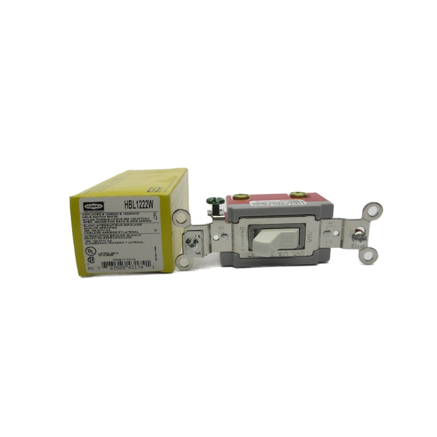HUBBELL HBL1222W 120-277VAC 20A NSMP