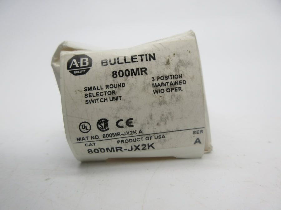 ALLEN BRADLEY 800MR-JX2K SER. A (WH) NSMP