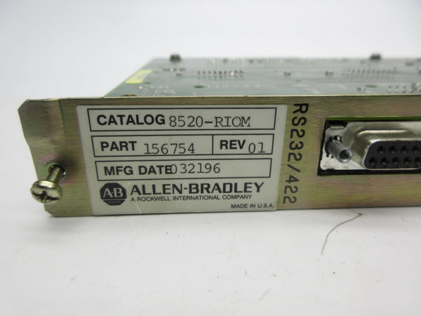 INDUSTRIAL SPARE PART 8520-RIOM 156754 REV. 01 NSMP
