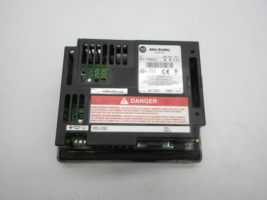 ALLEN BRADLEY 2711-T5A8L1 SER. B F/W 4.41 24VDC NSNP