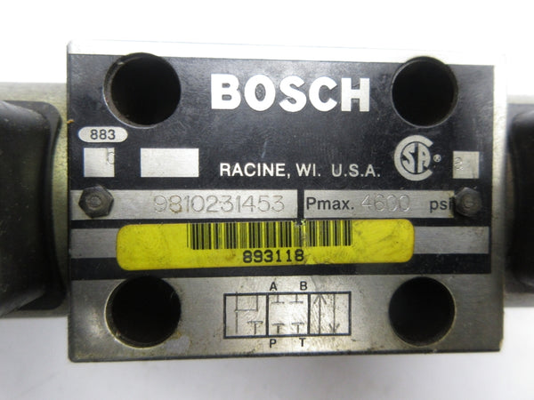 BOSCH 9810231453 4600PSI UNMP