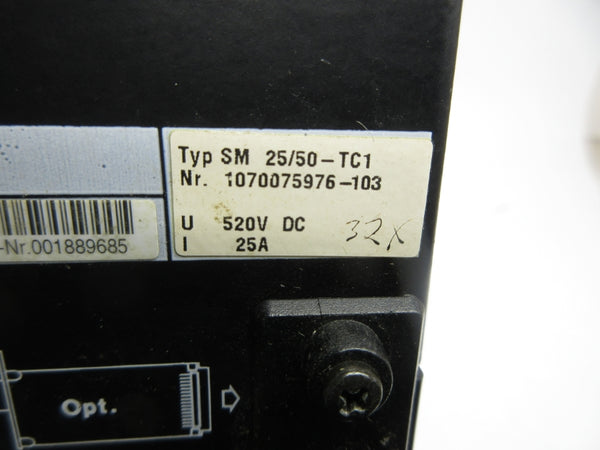 BOSCH 1070075976-103 SM25/50-TC1 520VDC 25A UNMP