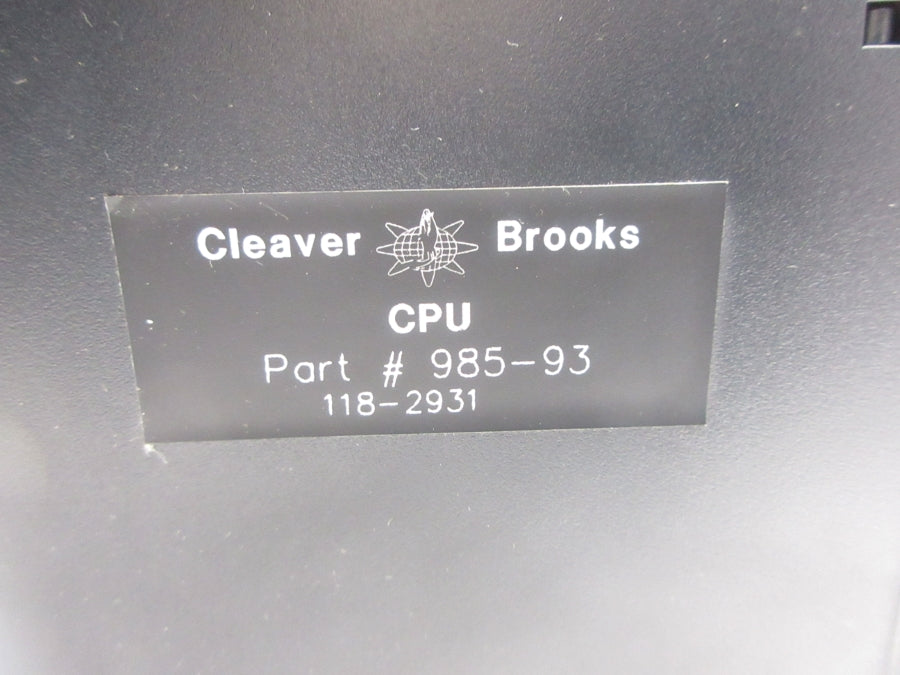 CLEAVER BROOKS 985-93 NSNP