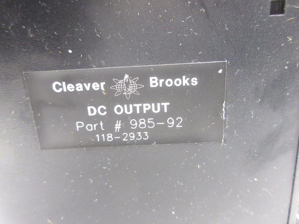 CLEAVER BROOKS 985-92 NSNP