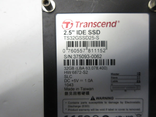 TRANSCEND TS32GSSD25-S 5V 1.0A NSNP