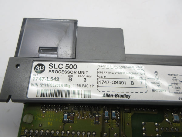 INDUSTRIAL SPARE PART 1747-L542 SER. B F/W 7 (NO DOOR) NSNP
