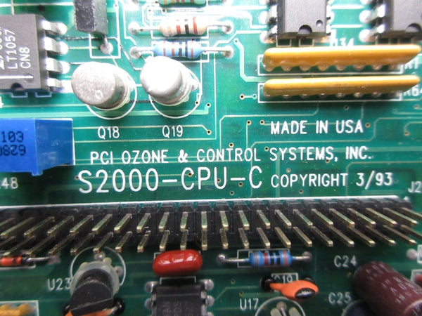 PCI OZONE & CONTROL SYSTEMS S2000-CPU-C UNMP