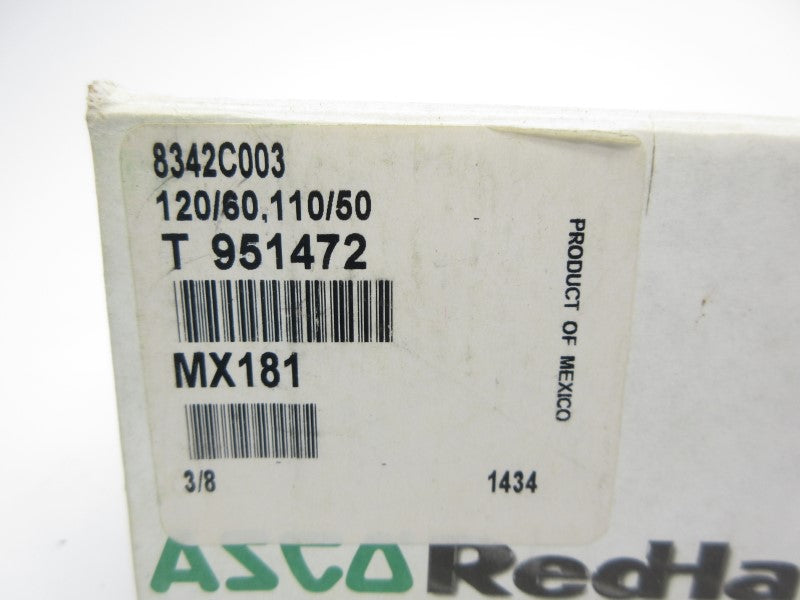 ASCO 8342C003 110/120V 100-125PSI 3/8" NSMP