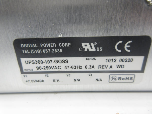 DIGITAL POWER UPS300-107-GOSS 90-250VAC 6.3A REV. A NSNP
