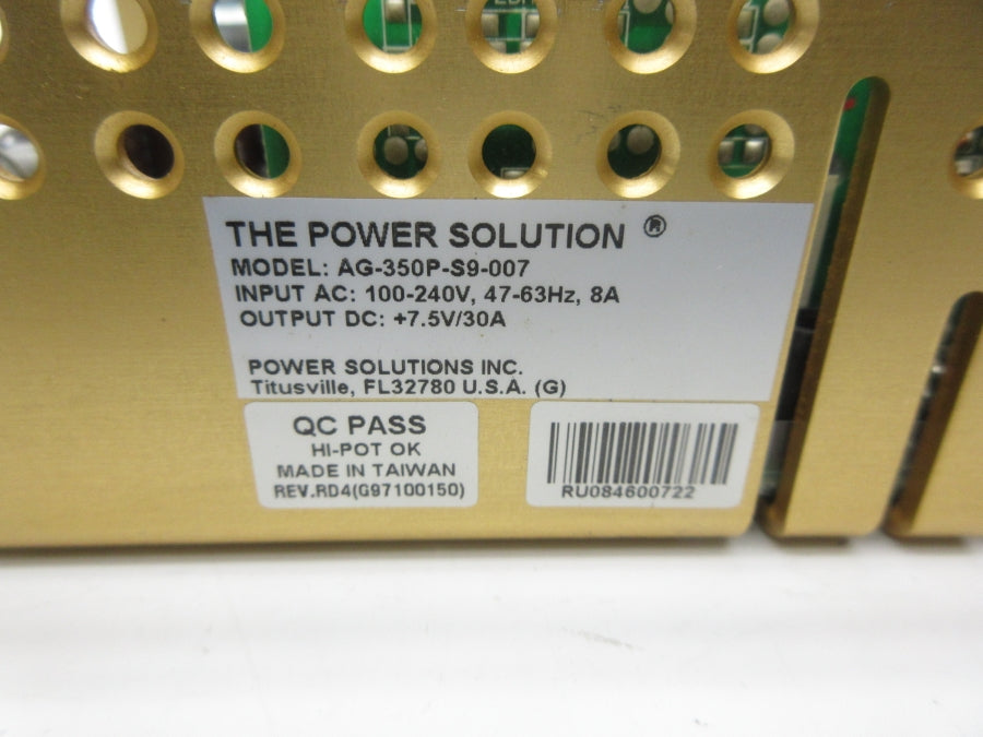 THE POWER SOLUTION AG-350P-S9-007 100-240V 8A NSNP