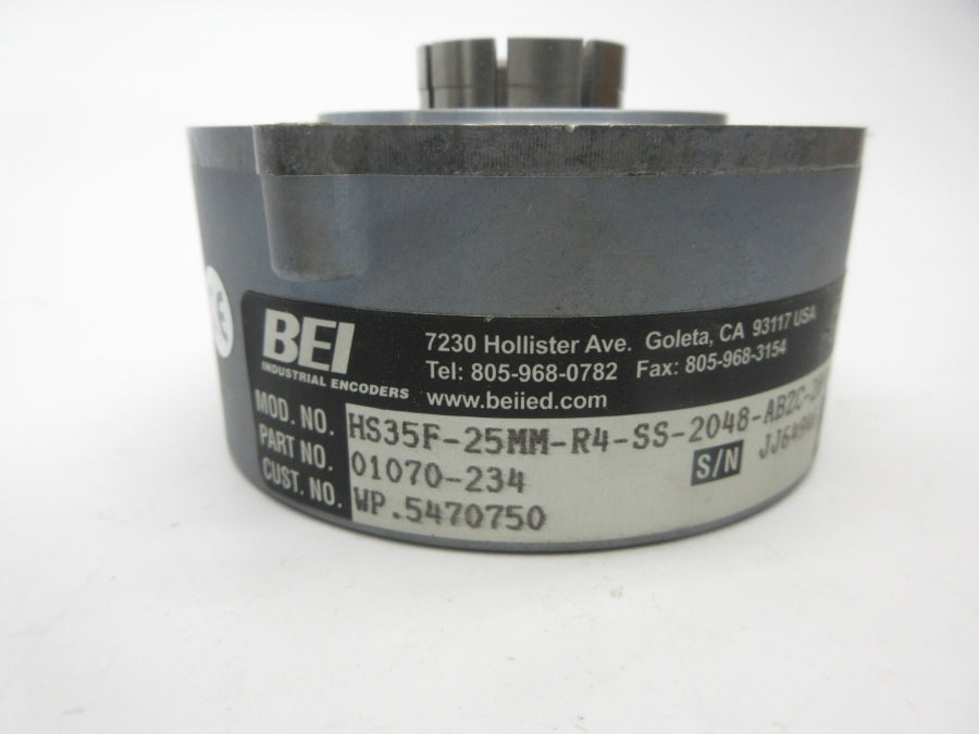 BEI 01070-234 HS35F-25MM-R4-SS-2048-ABZC-28V/V-SM18-S 5-28VDC (AS PICTURED) NSNP