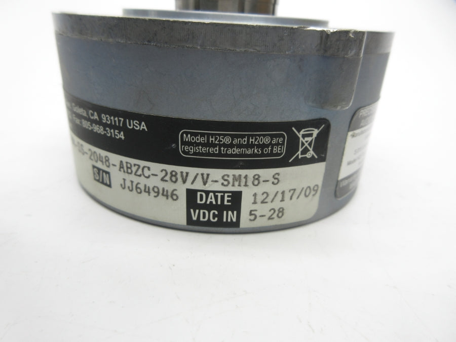BEI 01070-234 HS35F-25MM-R4-SS-2048-ABZC-28V/V-SM18-S 5-28VDC (AS PICTURED) NSNP