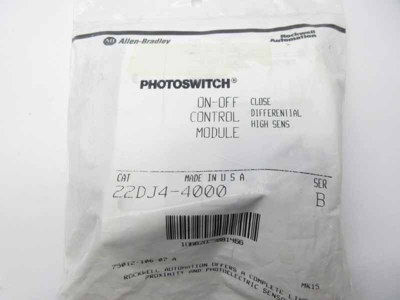 ALLEN BRADLEY 22DJ4-4000 SER. B NSMP