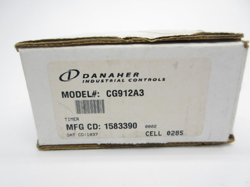 DANAHER CONTROLS CG912A3 120VAC 10A 1-14S NSMP
