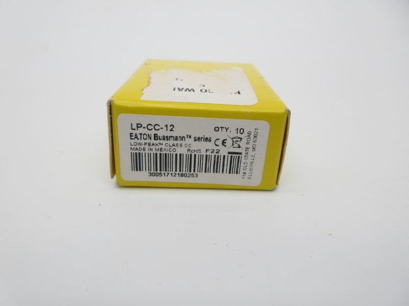 EATON LP-CC-12 600VAC 12A (PKG OF 10) NSMP