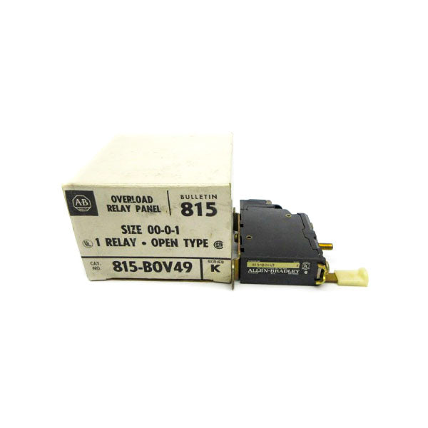 ALLEN BRADLEY 815-BOV49 SER. K 600VAC (WH) NSMP