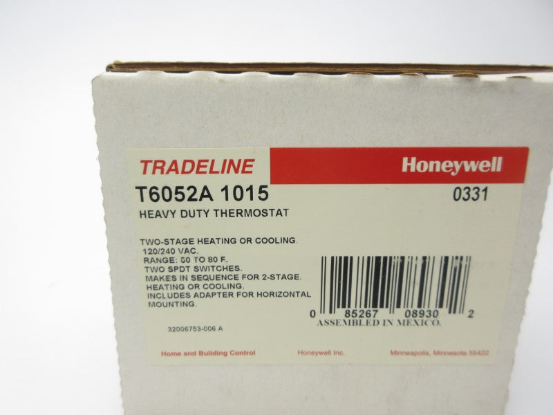 HONEYWELL T6052A1015 120/240VAC NSMP