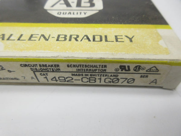 ALLEN BRADLEY 1492-CB1G070 SER. A 277V 7A NSMP
