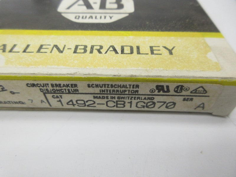 ALLEN BRADLEY 1492-CB1G070 SER. A 277V 7A NSMP