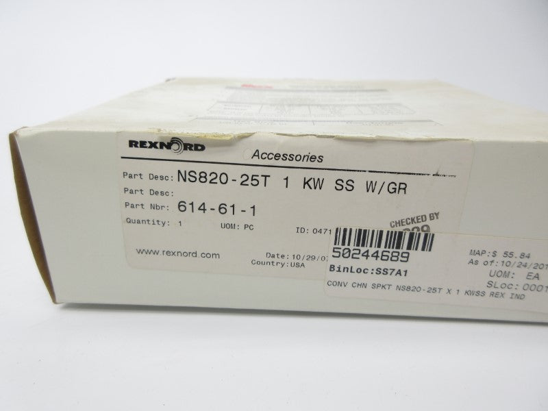 REXNORD NS820-25T 614-61-1 NSMP