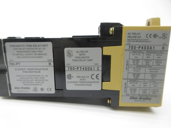 ALLEN BRADLEY 700-P400A1 SER. B 110/115-120V 60A NSNP