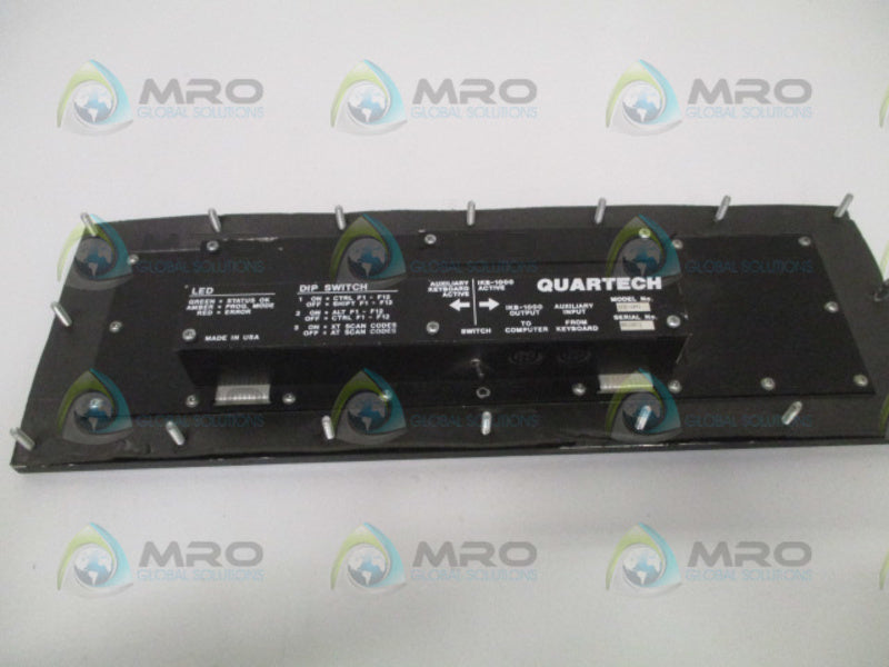 QUARTECH IKB-1041 PANEL MOUNT KEYBOARD UNMP