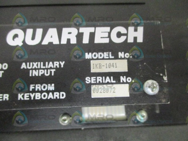QUARTECH IKB-1041 PANEL MOUNT KEYBOARD UNMP