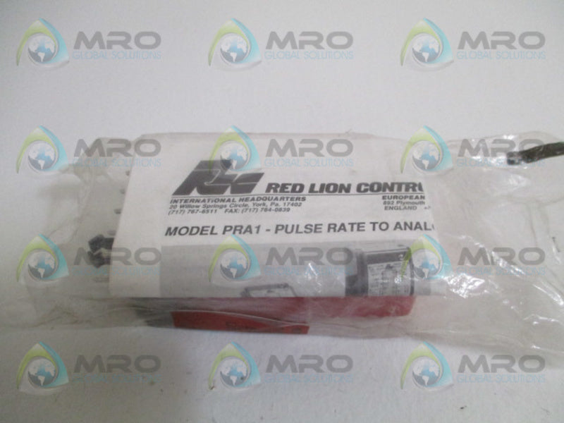 RED LION CONTROLS PRA13011 FREQUENCY TO ANALOG CONVERTER NSMP