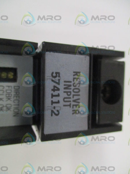 RELIANCE ELECTRIC 0-57411-2F RESOLVER INPUT MODULE UNMP