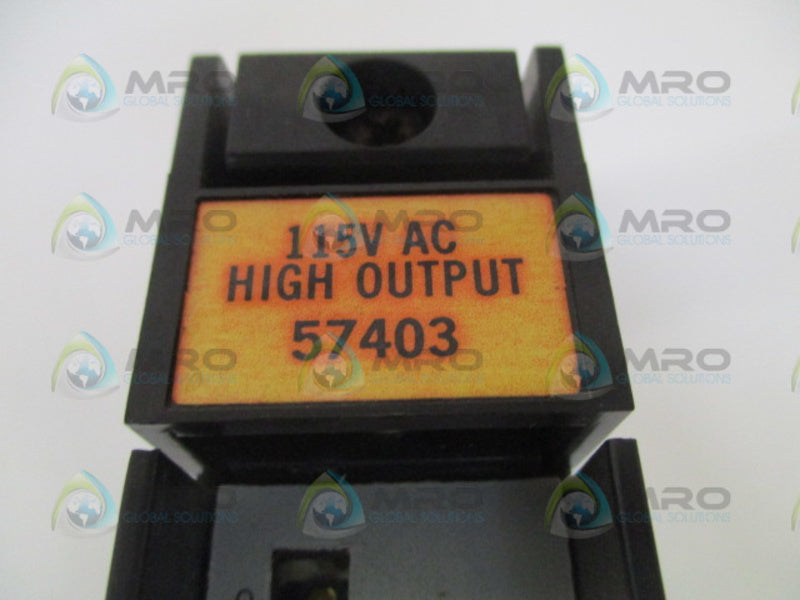 RELIANCE ELECTRIC 57403-E 115V AC HIGH OUTPUT MODULE UNMP
