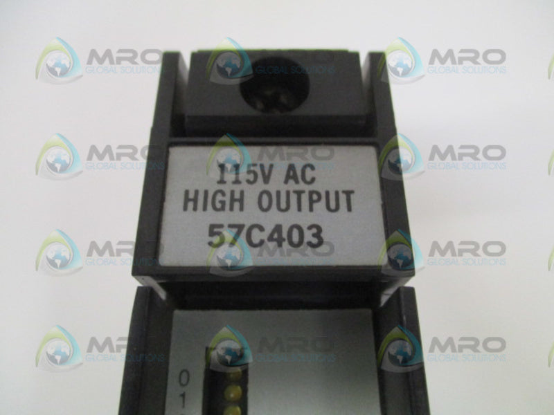 RELIANCE ELECTRIC 57403-F 115V AC HIGH OUTPUT MODULE UNMP