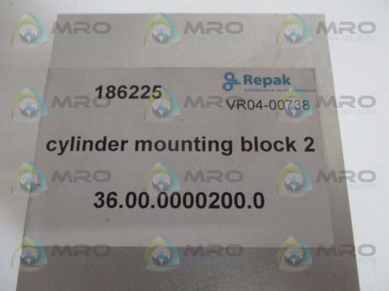 REPAK 186225 CYLINDER MOUNTING BLOCK NSNP
