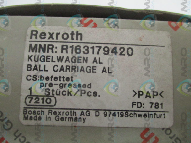 REXROTH R163179420 NSMP