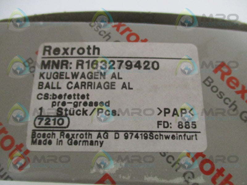 REXROTH R163279420 NSMP
