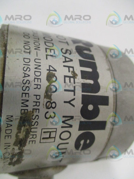 RUMBLE 400-83-H ROBOT SAFETY MOUNT UNMP