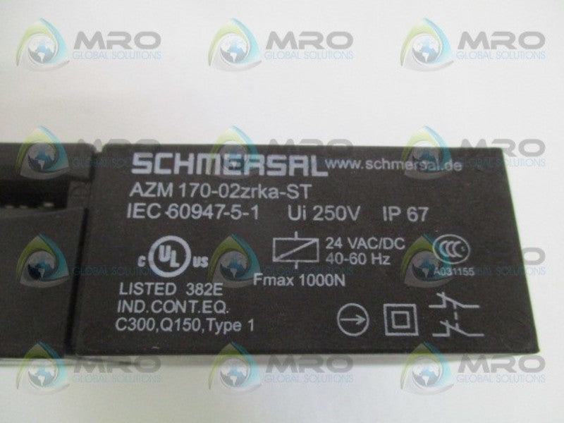 SCHMERSAL AZM170-02ZRKA-ST24VAC/DC SOLENOID INTERLOCK SWITCH NSMP