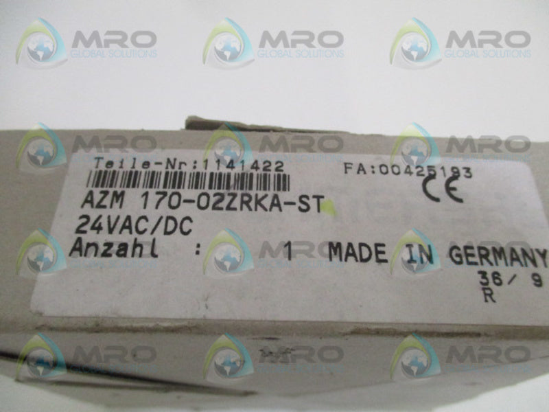 SCHMERSAL AZM170-02ZRKA-ST24VAC/DC SOLENOID INTERLOCK SWITCH NSMP