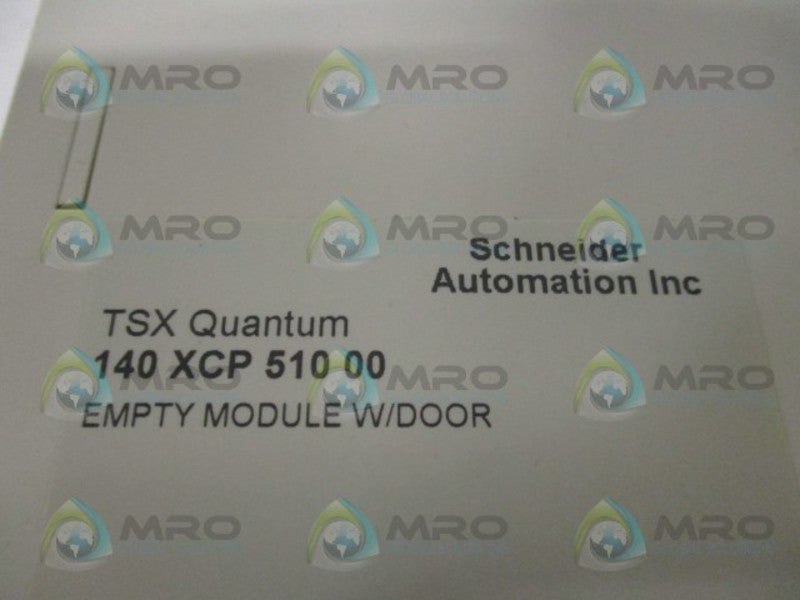 SCHNEIDER TSX QUANTUM 140XCP51000 EMPTY MODULE WITH DOOR NSMP