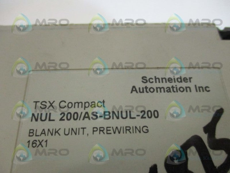 SCHNEIDER AEG NUL200/AB-BNUL-200 BLANK UNIT (MISSING TERMINAL)  UNMP