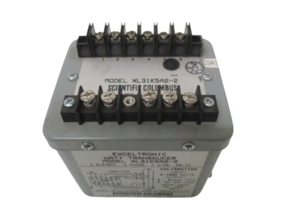 SCIENTIFIC COLUMBUS EXCELTRONIC XL31K5A2-2 WATT TRANSDUCER NSNP
