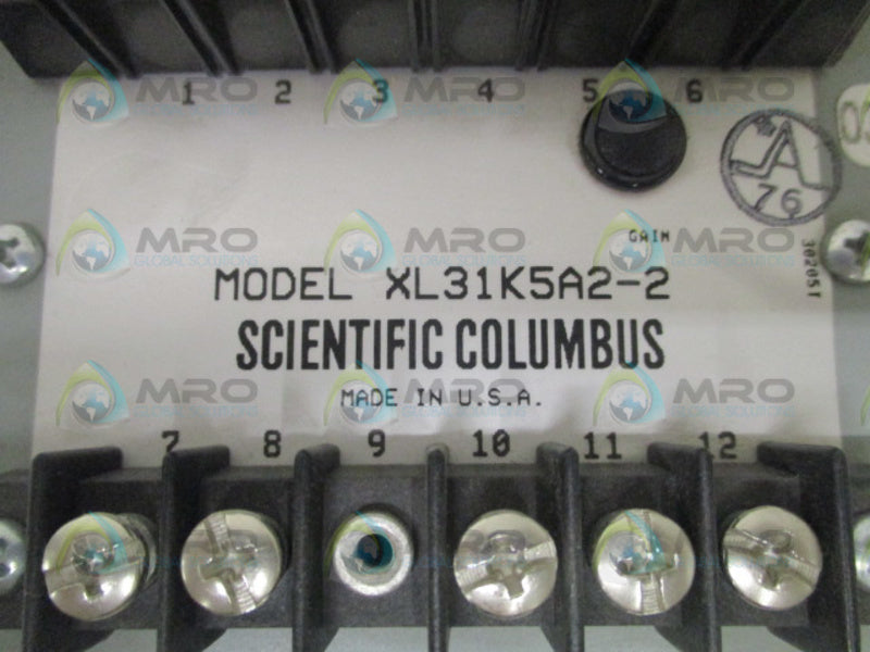 SCIENTIFIC COLUMBUS EXCELTRONIC XL31K5A2-2 WATT TRANSDUCER NSNP