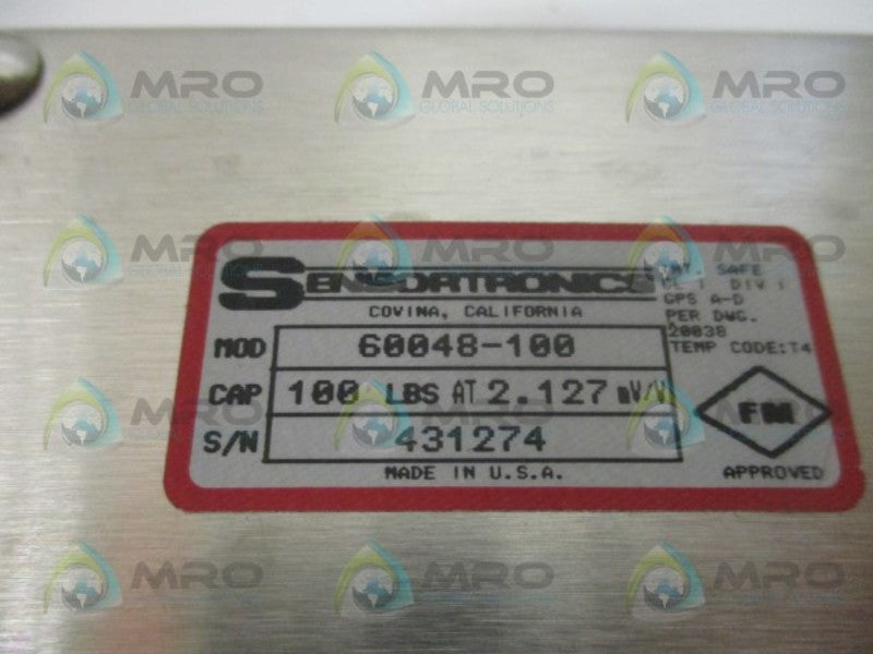 SENSORTRONICS 60048-100 LOAD CELL NSNP
