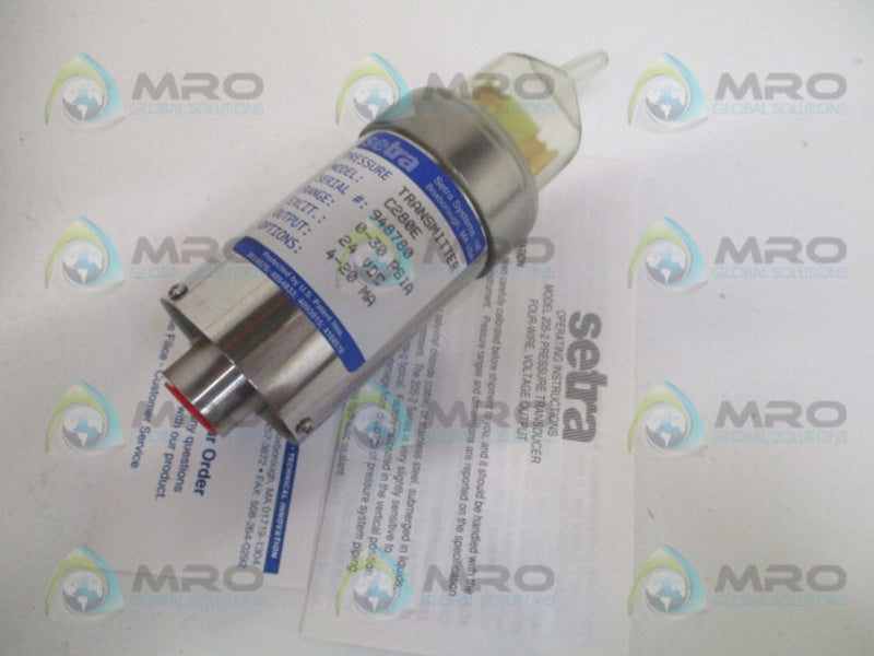 SETRA C280E-30-PSIA 280113-SP PRESSURE TRANSMITTER 0-30 PSIA NSMP
